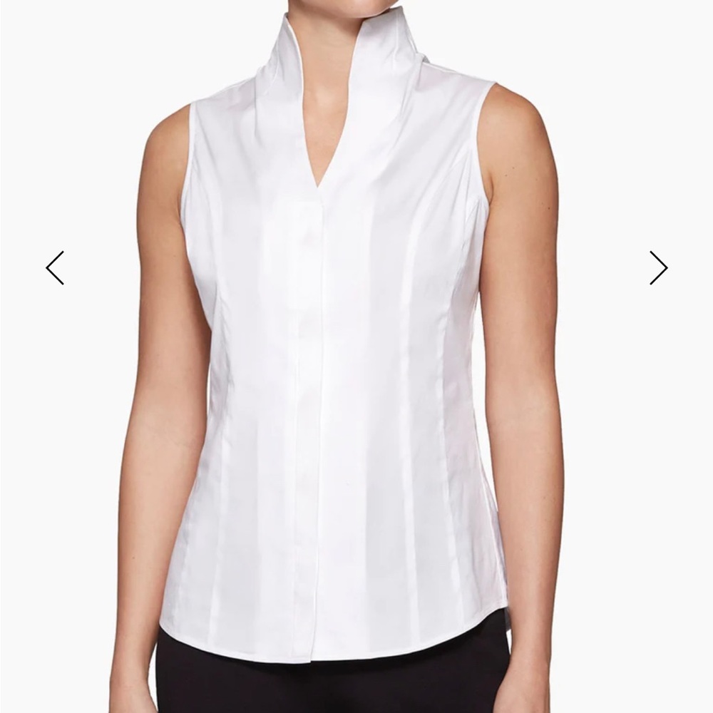 Misook sleeveless Stetch cotton blouse - Small